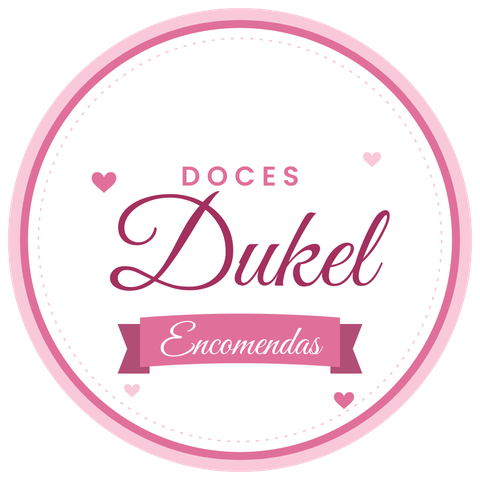 Selo da Doces Dukel com a faixa Encomendas